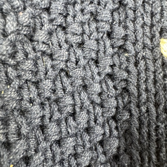 Vtg 90s Lizsport Hand Knit Argyle Sweater Vest‎ Blue Tan Burgundy Cotton M - Picture 10 of 16